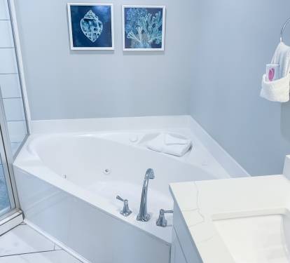 Master Bathtub with jets