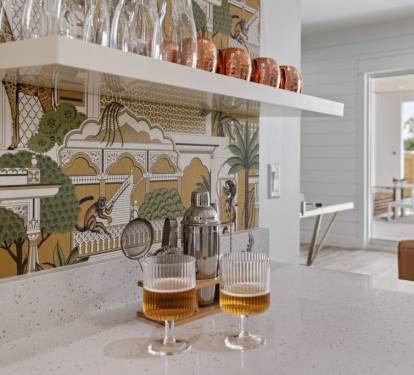 Raise a glass and challenge your friends in the entertainment zone!