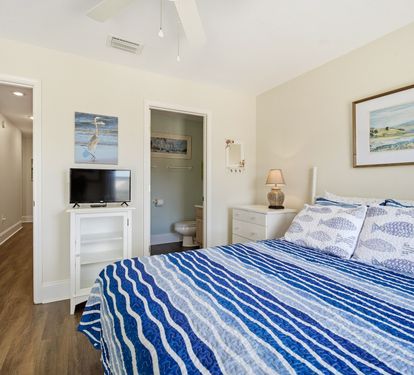 Bedroom with TV