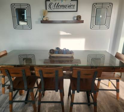 Custom dining table