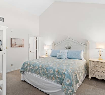 Second BR has king bed, twin bunks