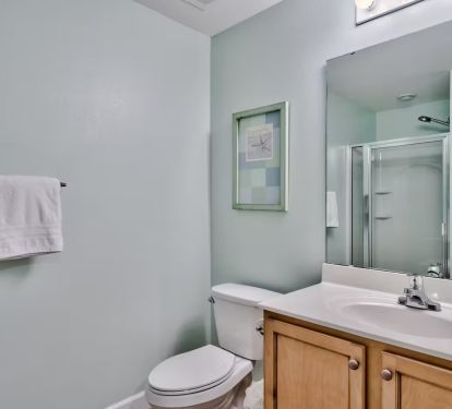 Second full bath adjoining bunk room