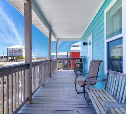 Ocean view from back deck