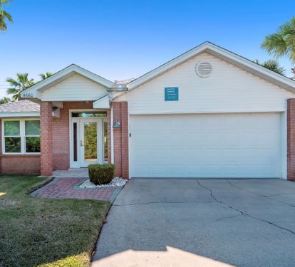 Spacious two car garage