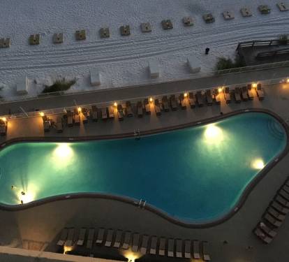 Treasure Island heated pool