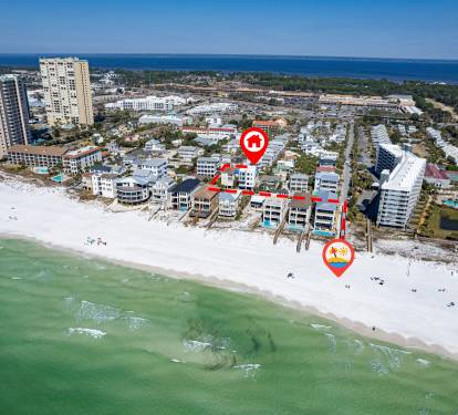 Easy and Semi-Private Beach Access