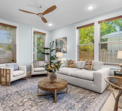Gather 'round in the living room and enjoy unforgettable moments with your friends and family.