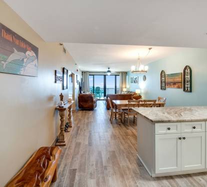 entryway to condo unit