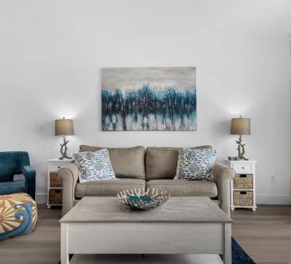 Comfortable living room seating