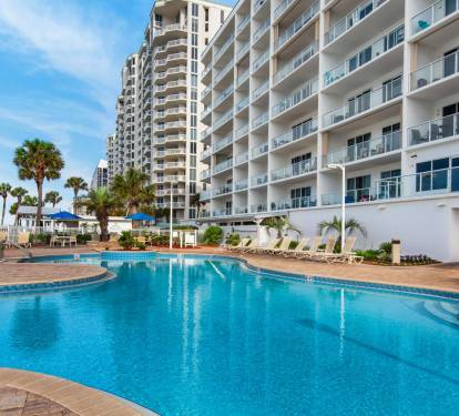 Resort pool area