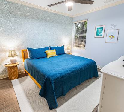 A third king bedroom for the couple who needs their own space. 