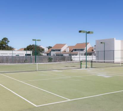 Tennis anyone?  How about Pickle ball!  Bring your rackets and play!