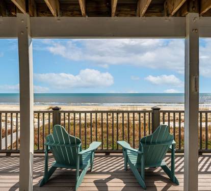 SeaScape's Deck Overlooks the Sand Dunes