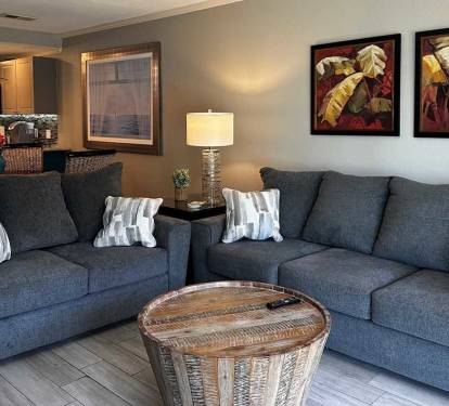 Open-Concept Living and Dining - Perfect for
gathering, whether you're planning the day's
adventures or winding down together