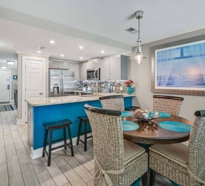 Open Layout for Effortless Hosting - Chat with the
family at the bar while prepping meals in this
bright, functional kitchen.