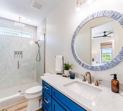 Ensuite 3 Bathroom with Dual Shower Heads Including Rain Shower