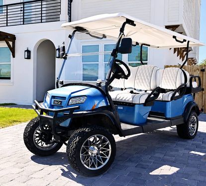 Complimentary 6-Seater Street-Legal Golf Cart