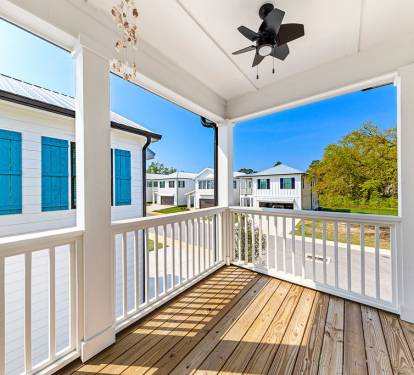 View Beautiful Sunrise or Sunset on the Swing from Our Upper Deck