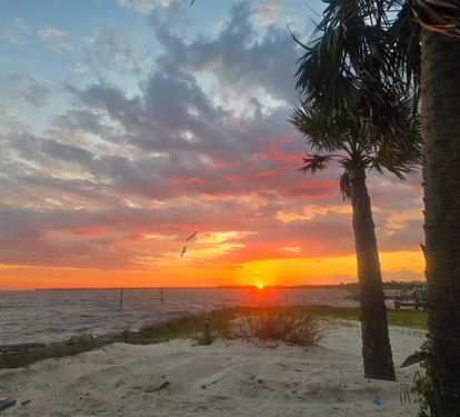 Sunrise from bay side