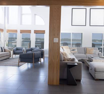 Great Room with 2 seating areas