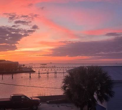 February sunset