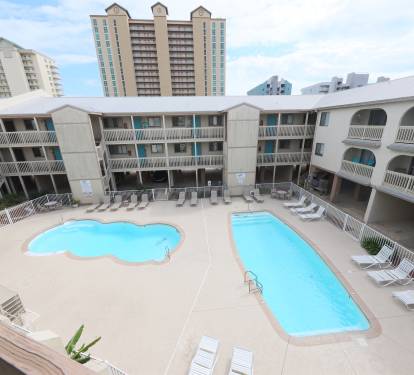 Pools from 2nd Floor