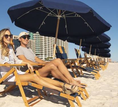 Beach Chair Service included with Condo Rental 3/1 through 10/31 each year