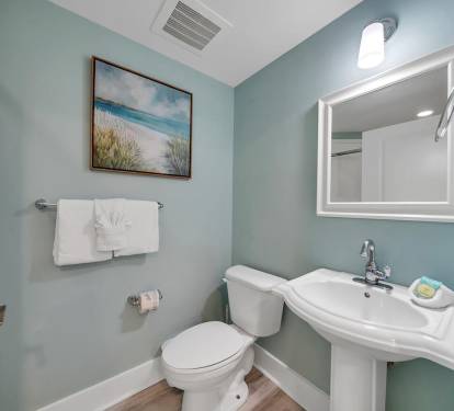 Full bathroom with walk-in shower
