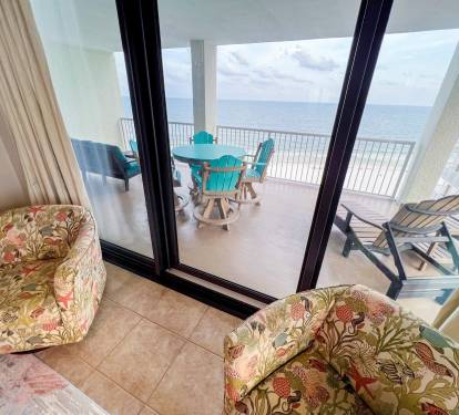 View from Living Room sliding doors
