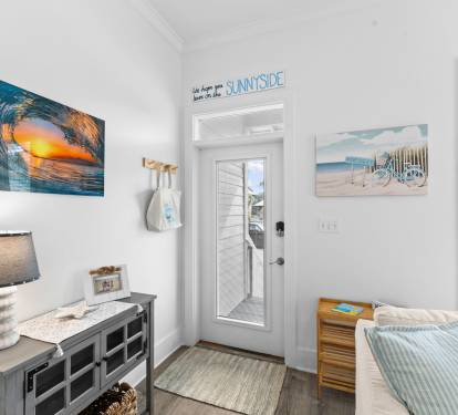 Your view every day as you head out to enjoy 30A's beautiful, sunny beaches.