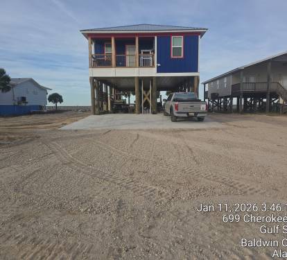 Driveway , parking for 4 + vehicles
