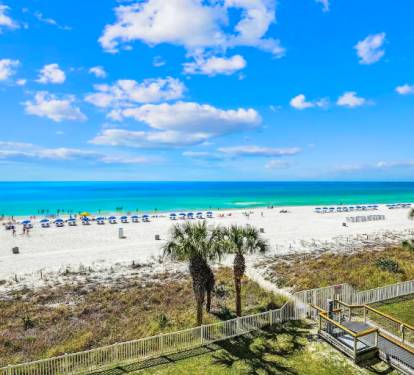 Amazing beachfront view from the extended balcony