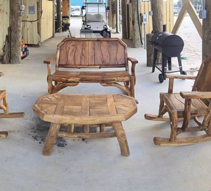Downstairs seating