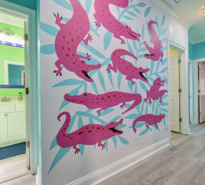 upstairs hallway