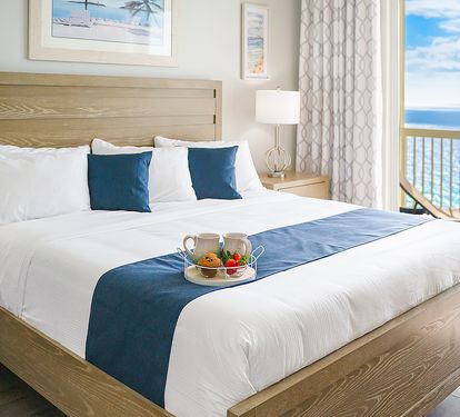 Primary Bedroom with Gulf View and balcony access