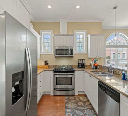 Fully stocked kitchen