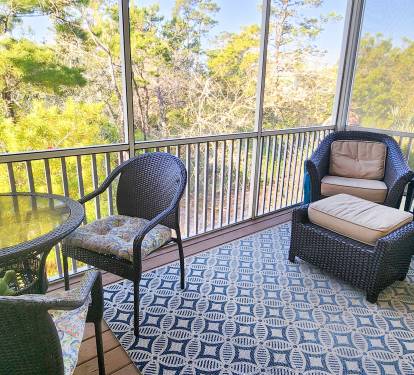 Private Screened In Porch