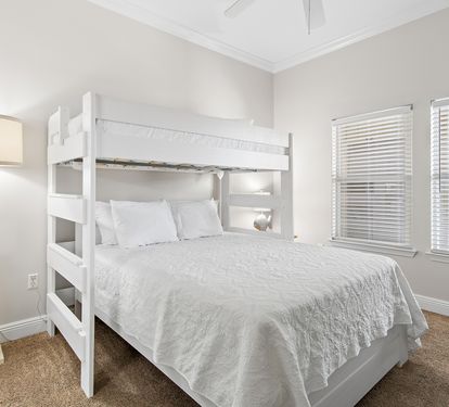 Guest BR with Queen bed and single bunk over
