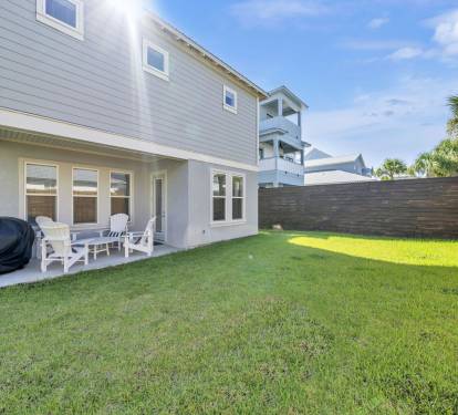 Covered Patio and fully fenced backyard