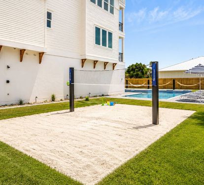Private Sand Volleyball Court for Friendly Competition
