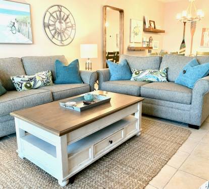 Comfy clean living space!