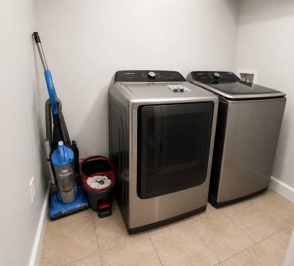 washer and dryer