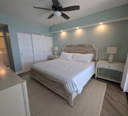 Master bedroom - perspective from the Sliding Glass Door