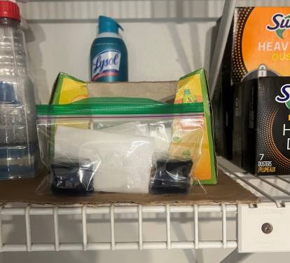 We provide two laundry pods and dryer sheets for your convenience. 