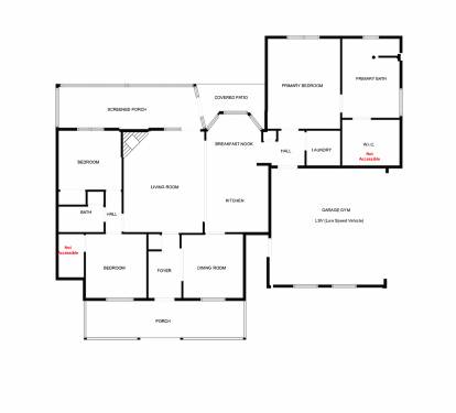 Spacious, open layout with room for everyone to relax and recharge- see how everything flows in this easy floor plan.