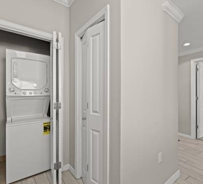 In-unit washer & dryer for added convenience during your stay.
