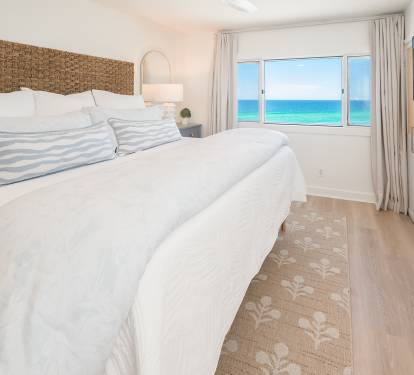 Master Bedroom with gulf views