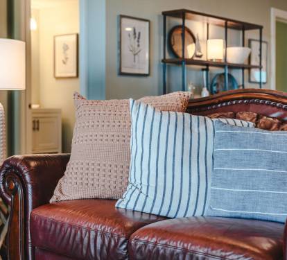 Comfy Seating and Soothing Coastal Decor