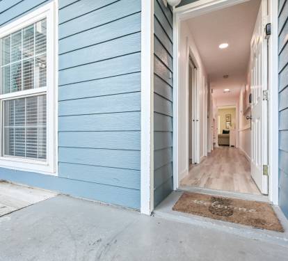 Step free entrance to our first floor condo