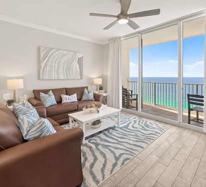 Kick back and relax with the gulf as your back drop